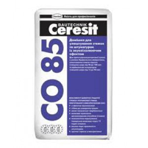 Ceresit PRO CO 85 со звукоизоляционным эффектом для штукатурок и стяжек, 25 кг