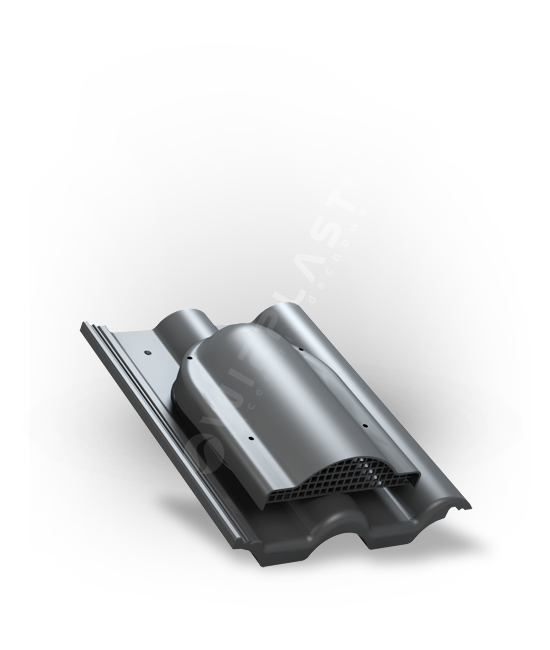 Кровельный аэратор WirPlast (Вирпласт) Tile P60 Черно серый 7021