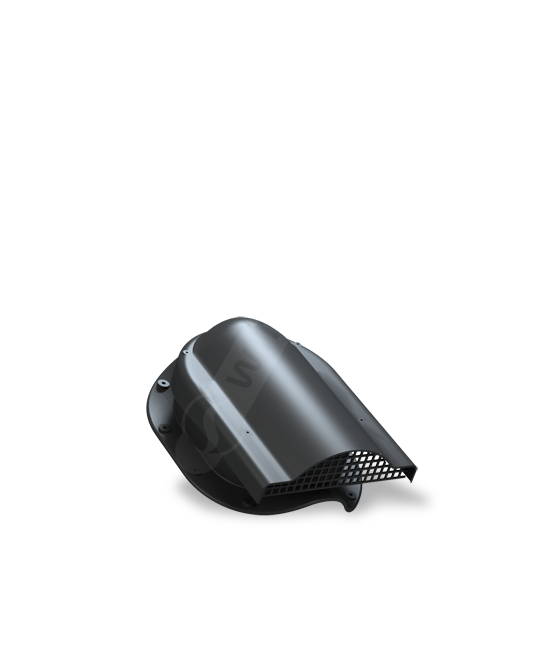 Кровельный вентилятор Wirplast (Вирпласт) Rolling P51 Глиняный коричневый 8003 Черный 9005