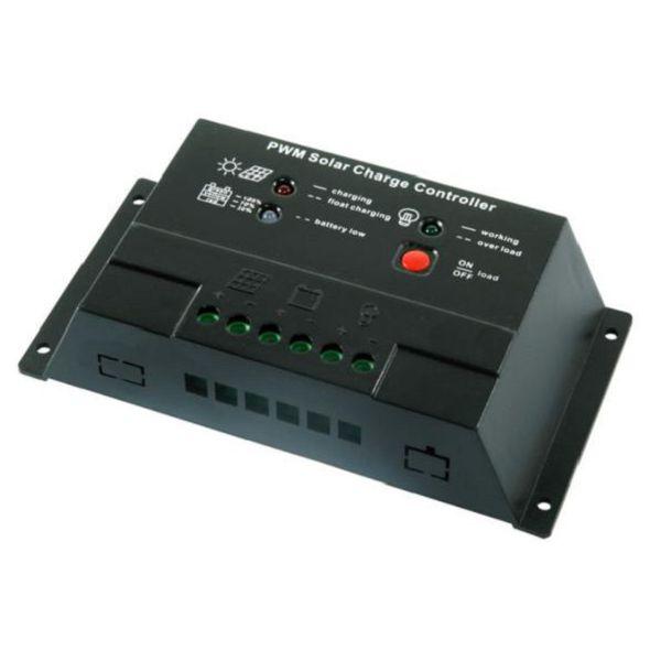 Контроллер 20А 12/24В + USB гнездо (Модель CM2024+USB)