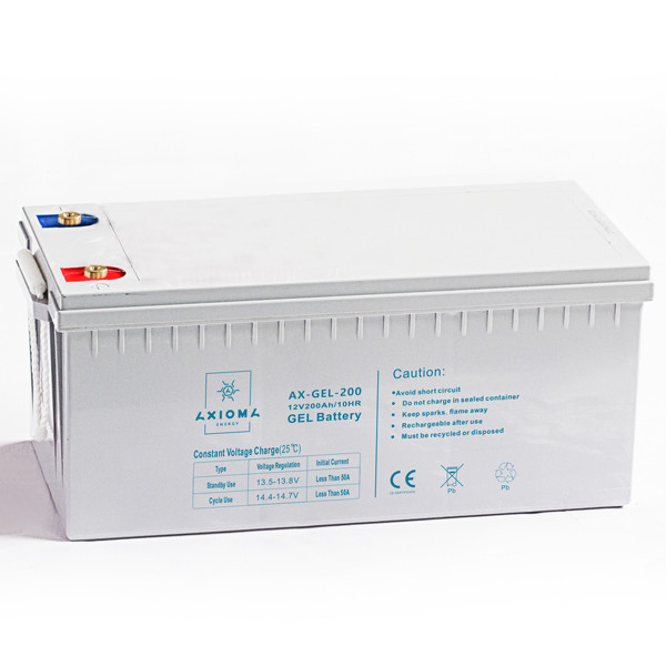 Аккумулятор гелиевый 200 Ач 12 В, AXIOMA ENERGY, модель AX GEL 200