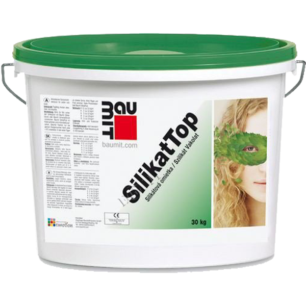 Baumit SilikatTop Декоративная фасадная штукатурка короед силикон силикатная 3,0 R 25 кг