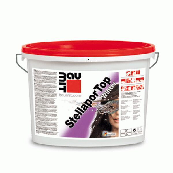 Baumit StellaporTop Декоративная фасадная штукатурка короед силикон силикатная 2,0 R 25 кг