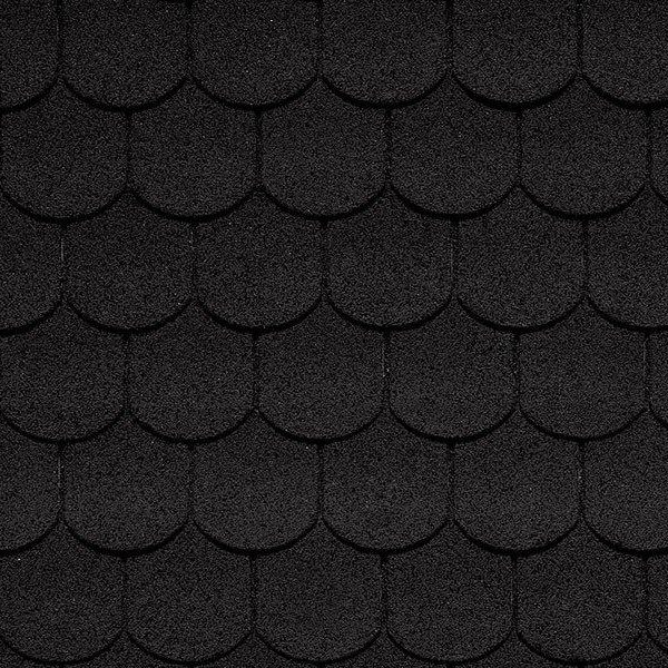 IKO Битумная черепица Superglass Biber Sparkling Black