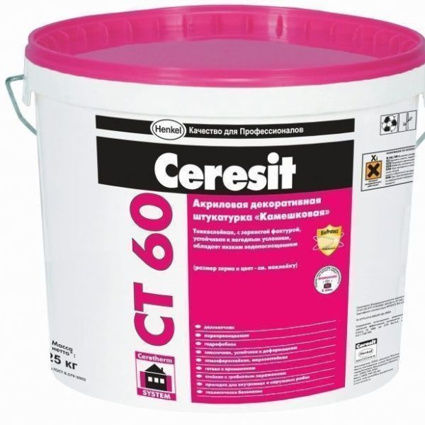 Ceresit CT 60 камешковая, 25кг (1,5мм)
