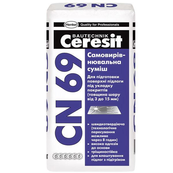 Ceresit CN 69 (25кг) Самовыравнивающаяся смесь (3 15мм)