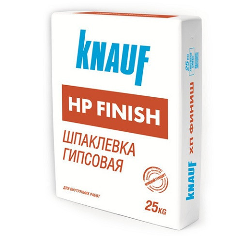 Шпаклёвка гипсовая финишная "KNAUF" HP Finish, 25кг