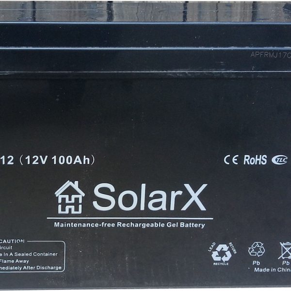 Гелевый аккумулятор SolarX SXG100 12 (12V 100Ah)