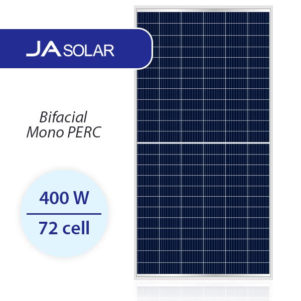 Солнечная панель JA Solar JAM72D10 400/MB мощностью 400 Вт Bifacial