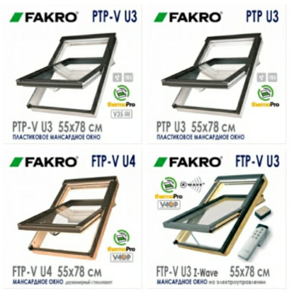 Окно мансардное Fakro FTS V 78x118 см