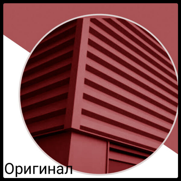 Фасадные панели "Оригинал" 0,5 мм РЕ глянец, RAL 3005 завод "Термастил"