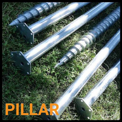 Гвинтові Палі - Геошурупи Pillar
