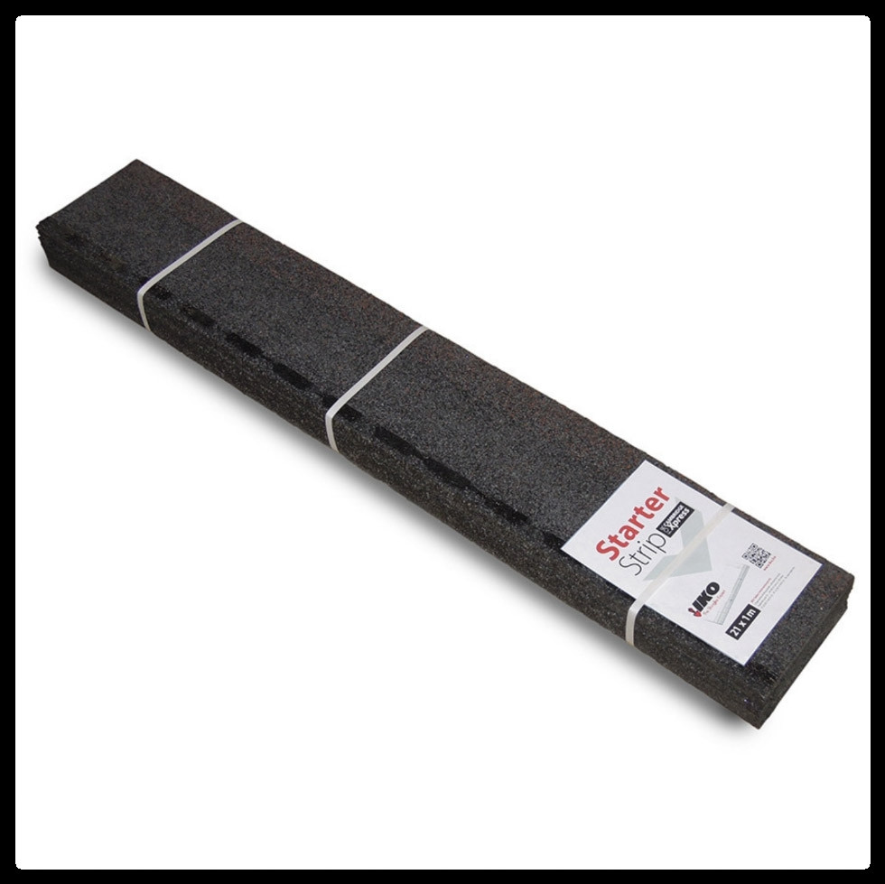 Карнизная черепица стартовая полоса для битумной черепицы IKO Cambridge Xtreme Starter Strip.