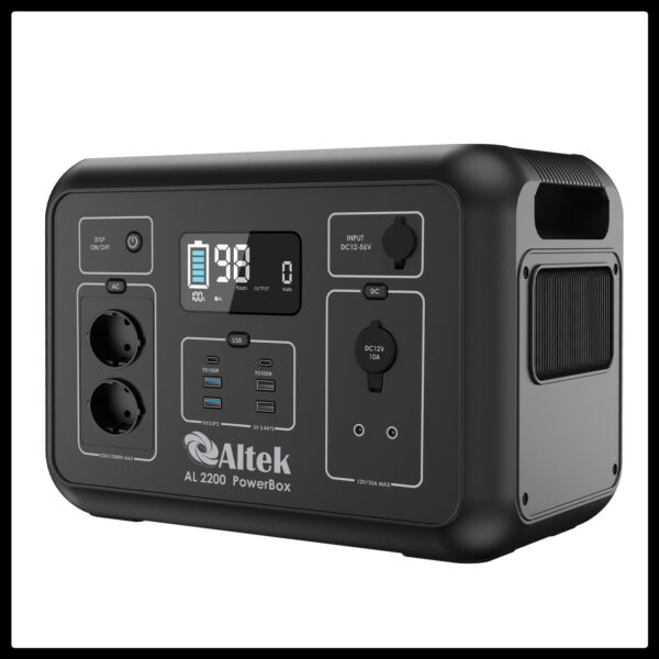 Портативная зарядная электростанция Altek AL 2200 POWERBOX