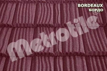 Композитная черепица Metrotile WOOD (вуд) Bordeaux Кривой Рог