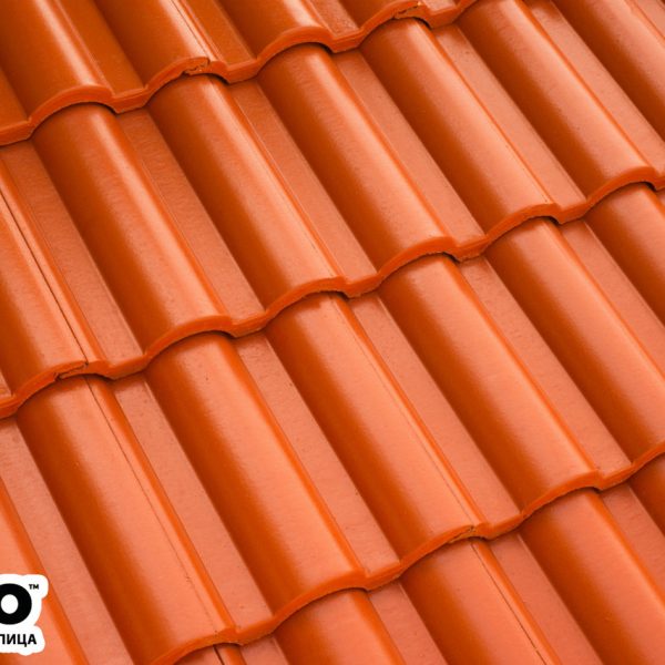 Натуральная цементная черепица ONDO Terracotta. ОНДО терракотовый