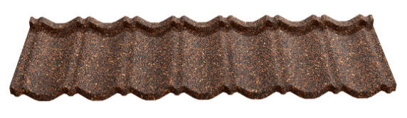 Композитная черепица Novatik NATURA CLASSIC brown earth (коричневый)