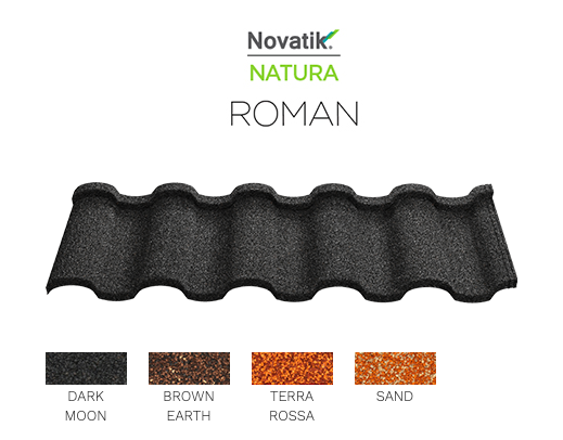 Композитная черепица Novatik NATURA ROMAN