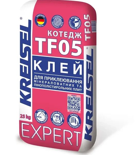 Kreisel TF 05 Expert Клей для приклеивания минераловатных и пенополстирольных плит (25 кг)