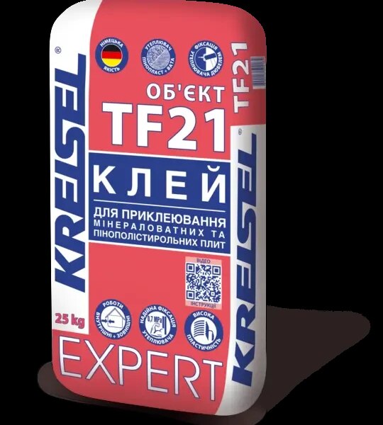 Kreisel TF 21 Expert Клей для приклеивания минераловатных и пенополстирольных плит (25 кг)