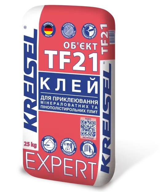 Kreisel TF 21 Expert Клей для приклеивания минераловатных и пенополстирольных плит (25 кг)