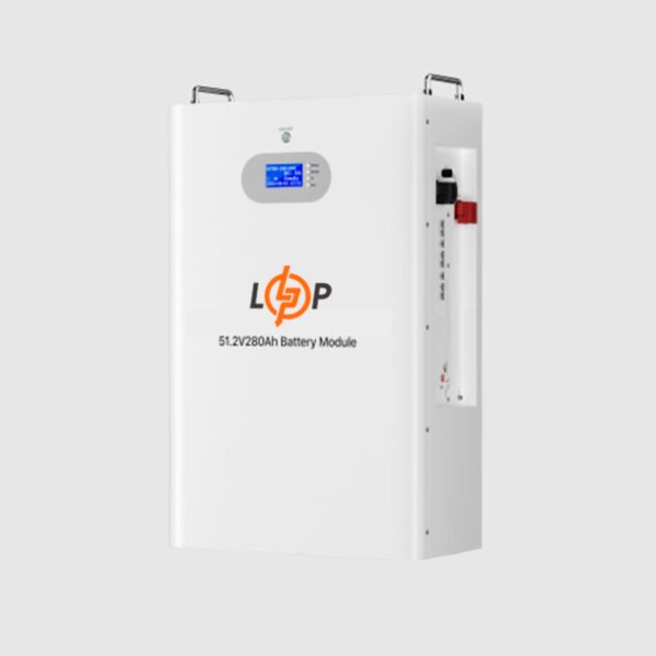Аккумулятор LP LiFePO4 51,2V 280 Ah (14336 Wh) (Smart BMS 200A) с LCD AB RS485/CAN