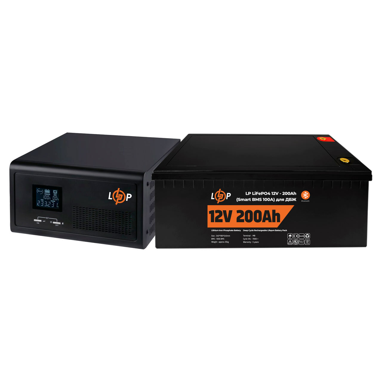 Комплект резервного питания LP (LogicPower) ИБП + литиевая (LiFePO4) батарея (UPS 430VA + АКБ LiFePO4 2560W)