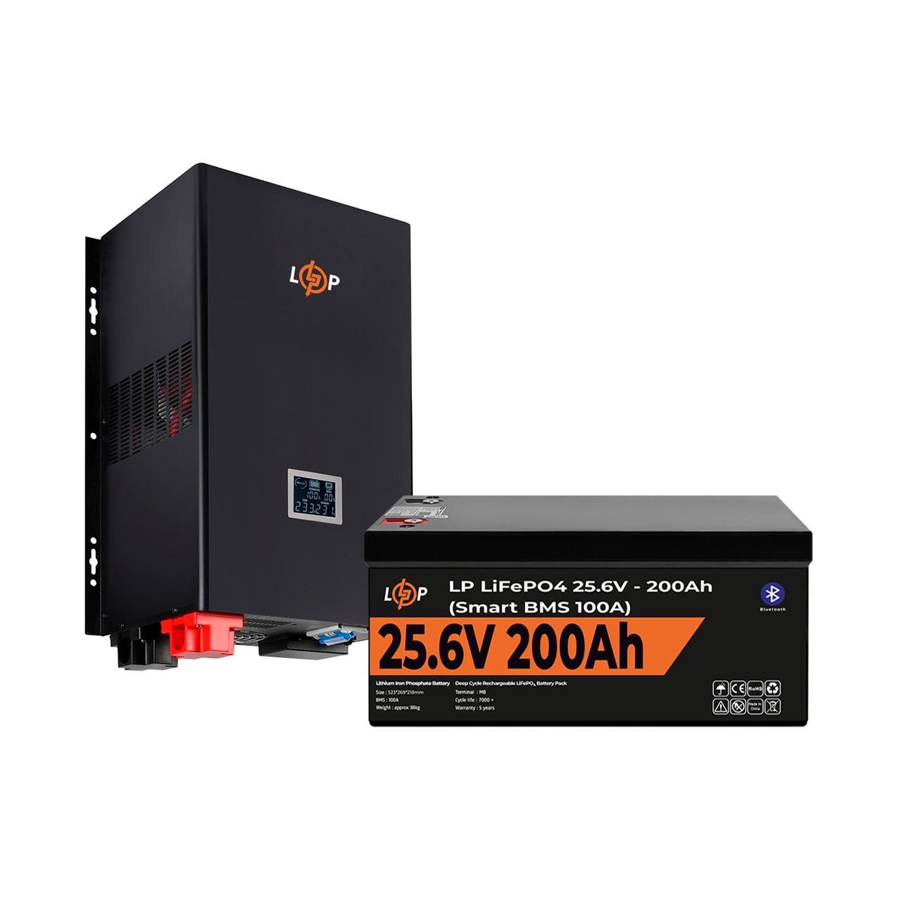 Комплект резервного питания LP (LogicPower) ИБП + литиевая (LiFePO4) батарея (UPS 3600VA + АКБ LiFePO4 5120W)
