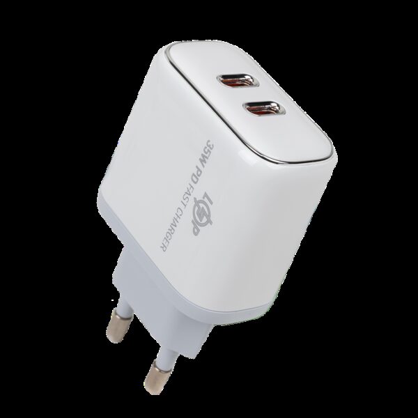 Зарядка для телефона LogicPower 35W (Type C + Type C) PD + кабель (Type C to Lightning) 35WCH