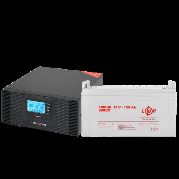 Комплект резервного питания LP (LogicPower) ИБП + гелевая батарея (UPS B1500 + АКБ GL 1440W)