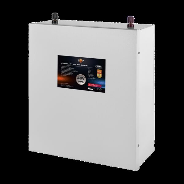 Аккумулятор LP LiFePO4 48V (51,2V) 50 Ah (2560Wh) (BMS 80A/40А) металл