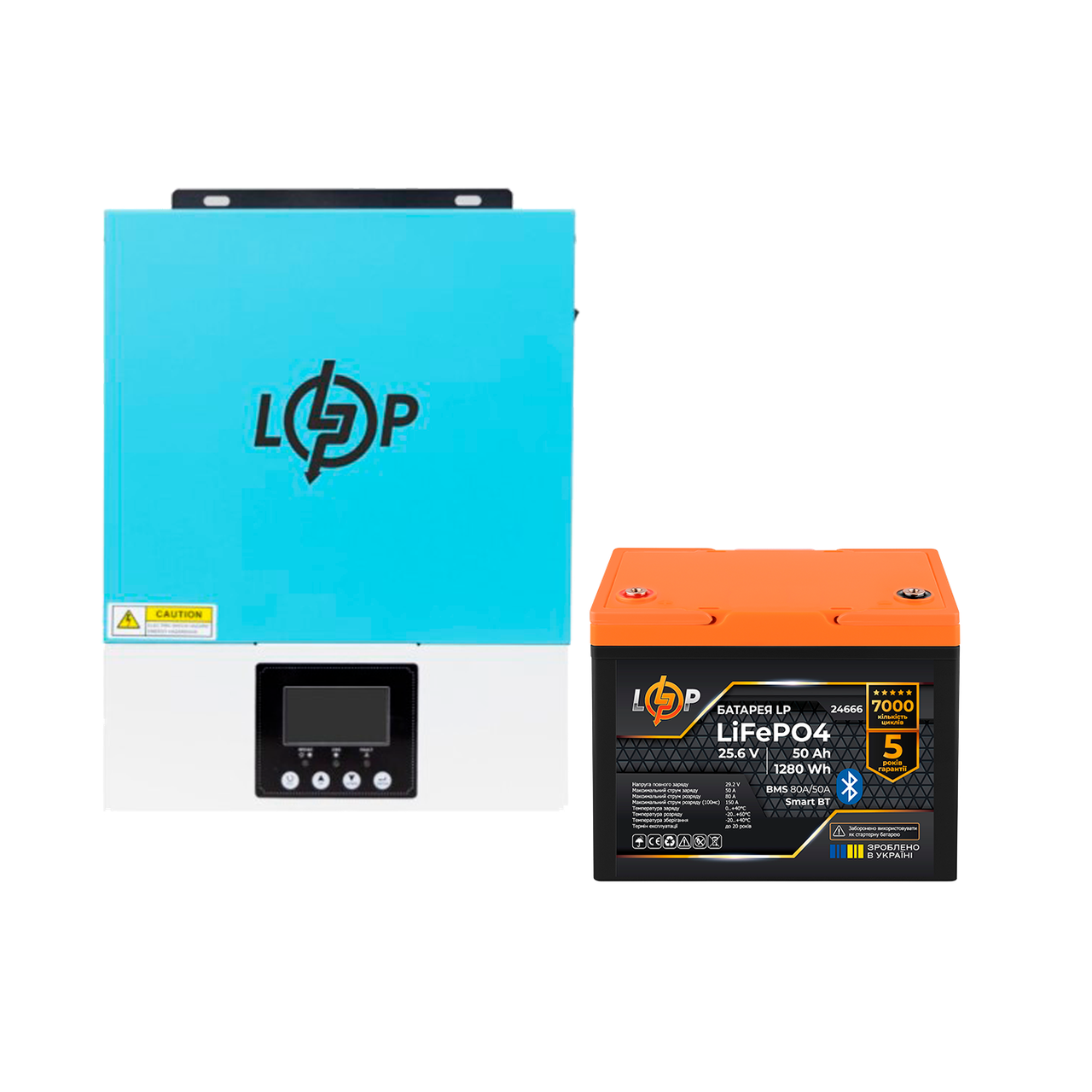 Комплект резервного питания LogicPower W3000 + литиевая (LiFePO4) батарея 1280Wh