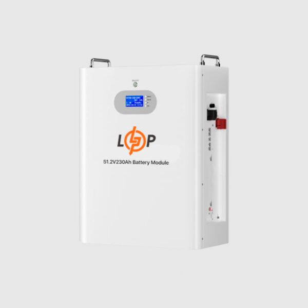 Аккумулятор LP LiFePO4 51,2V 230 Ah (11776Wh) (Smart BMS 200A) с LCD AB RS485/CAN