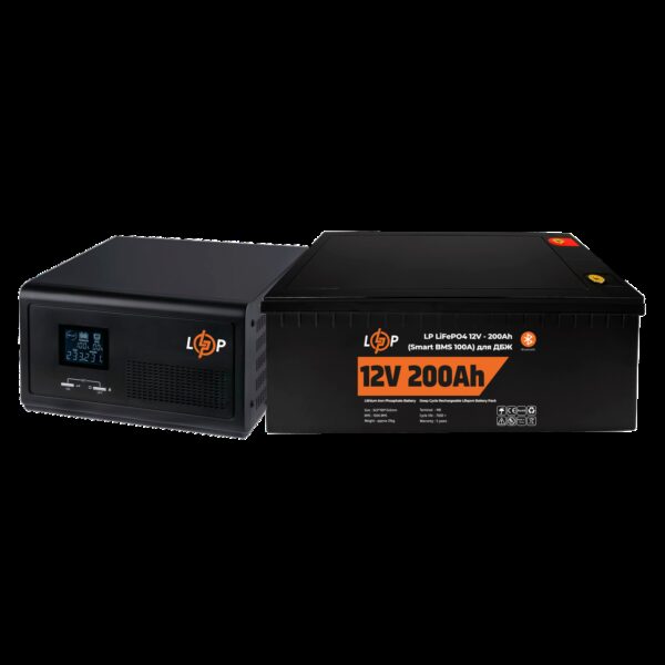 Комплект резервного питания LP (LogicPower) ИБП + литиевая (LiFePO4) батарея (UPS 1500VA + АКБ LiFePO4 2560W)
