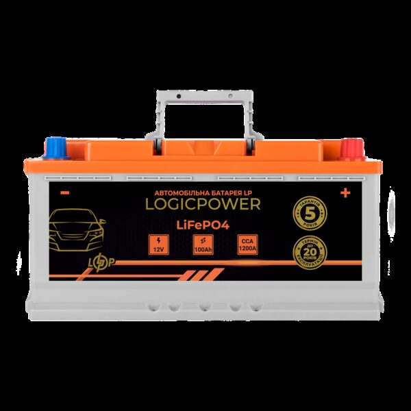 Автомобильный аккумулятор литиевый LP LiFePO4 12V 100 Ah (+ справа) BMS 1200А