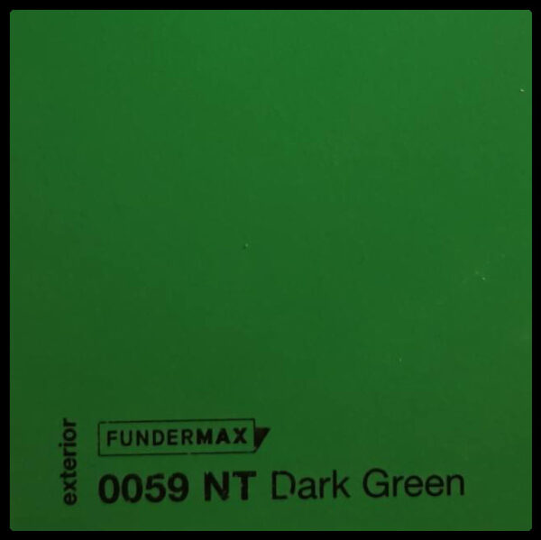 HPL панель 6 мм / ТМ FUNDERMAX 0059 NT ( Dark Green )