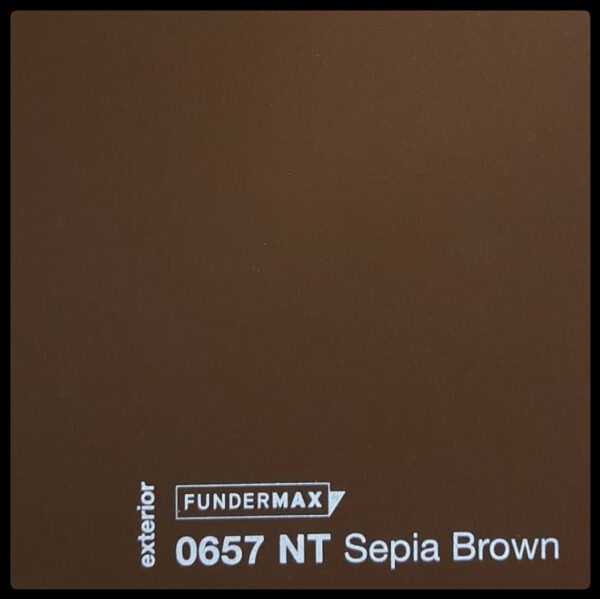 HPL панель 6 мм / ТМ FUNDERMAX 0657 NT ( Sepia Brown )