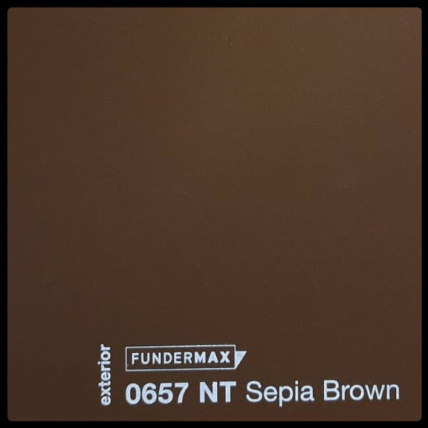 HPL панель 6 мм / ТМ FUNDERMAX 0657 NT ( Sepia Brown )