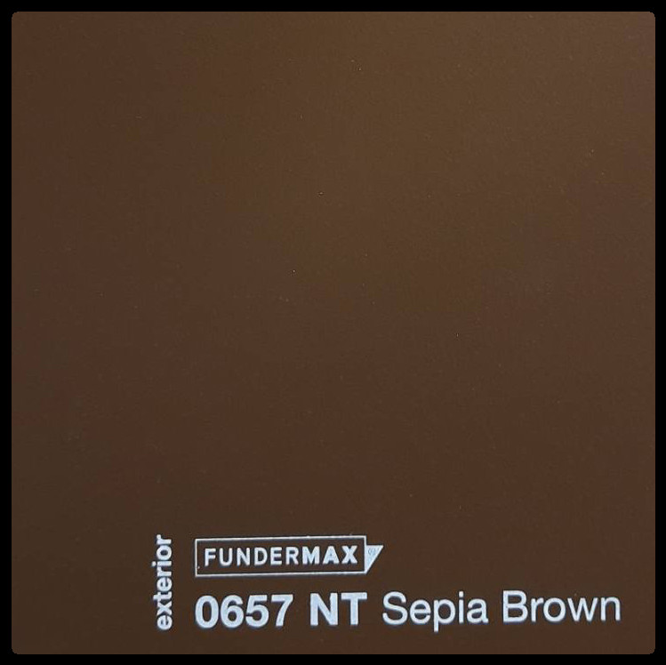 HPL панель 6 мм / ТМ FUNDERMAX 0657 NT ( Sepia Brown )