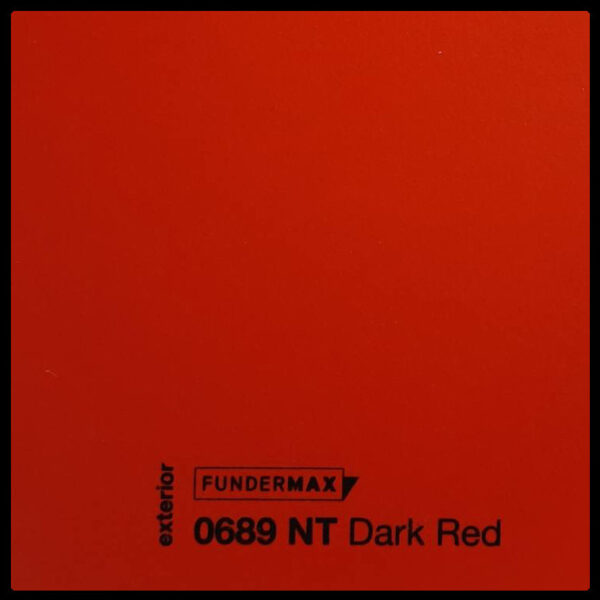 HPL панель 6 мм / ТМ FUNDERMAX 0689 NT ( Dark Red )