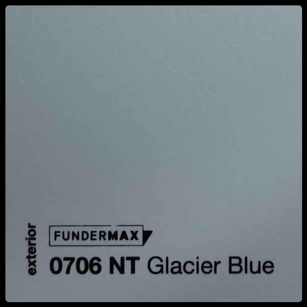 HPL панель 6 мм / ТМ FUNDERMAX 0706 NT ( Glacier Blue )