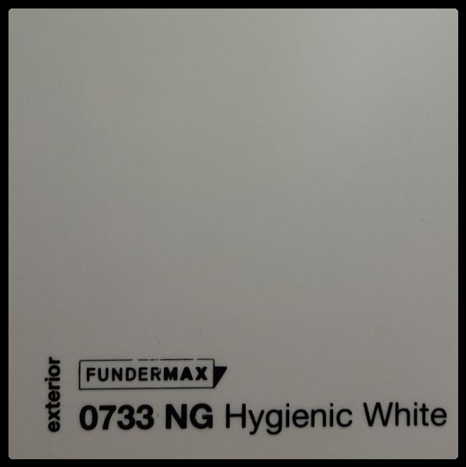 HPL панель 6 мм / ТМ FUNDERMAX 0733 NT ( Hygienic White )