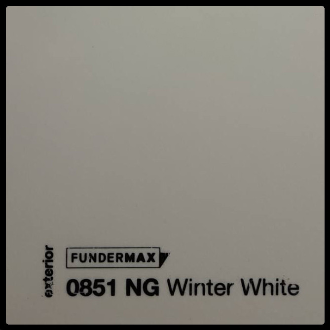 HPL панель 6 мм / ТМ FUNDERMAX 0851 NT ( Winter White )