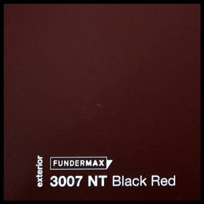 HPL панель 6 мм / ТМ FUNDERMAX 3007 NT ( Black Red )