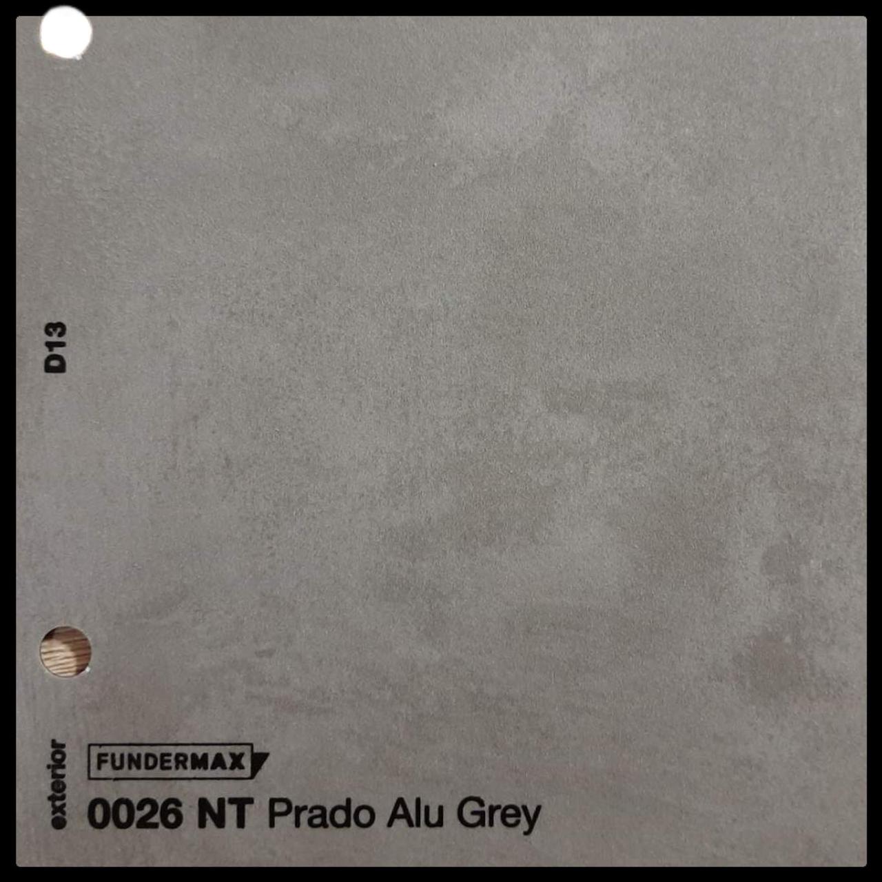HPL панель 6 мм / ТМ FUNDERMAX 0026 NG ( Prado Alu Grey )