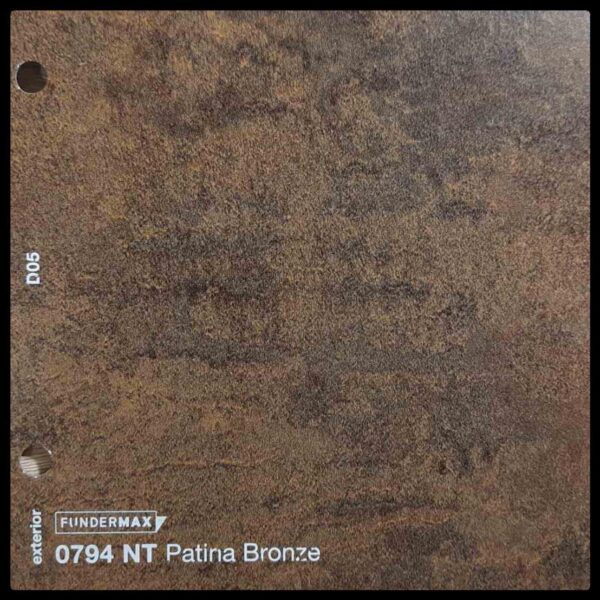 HPL панель 6 мм / ТМ FUNDERMAX 0794 NG ( Patina Bronze )