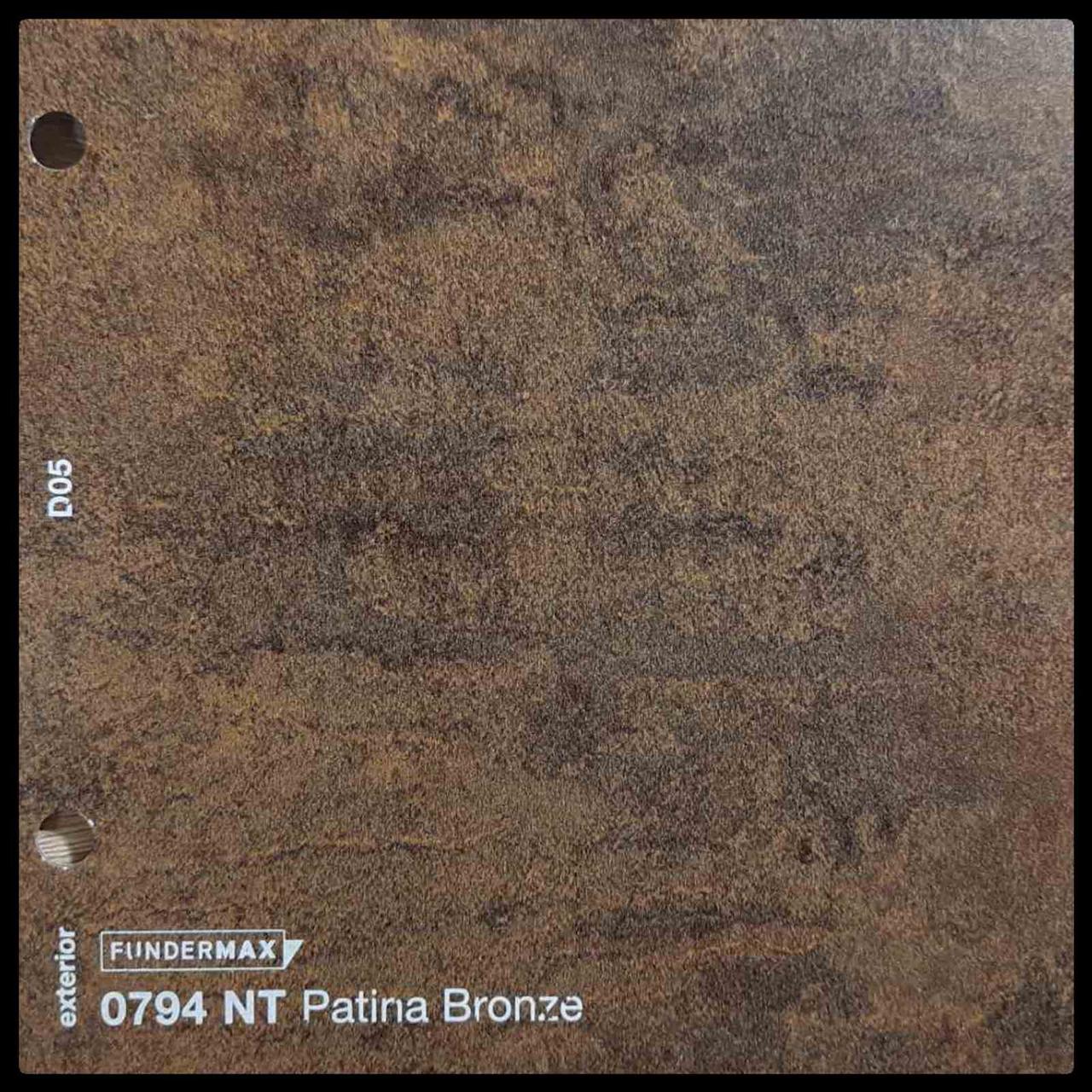 HPL панель 6 мм / ТМ FUNDERMAX 0794 NG ( Patina Bronze )